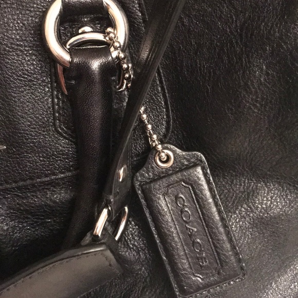 Beautiful Black Coach Bag Purse Excellent shape! - Picture 3 of 7